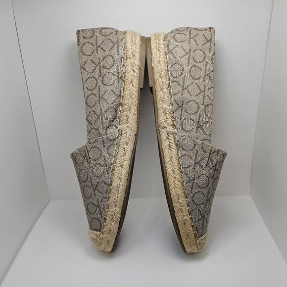 ❌️Sold❌️ NWOT Calvin Klein Signature Monogram Espadrilles - US Women's Size 9.5M - Picture 6 of 9